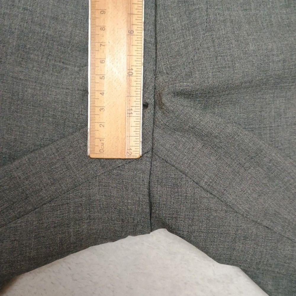Brooks Brothers Pant Men 33x30 Gray Wool Classic Lined Dress Flat Front Suit USA - Picture 15 of 15